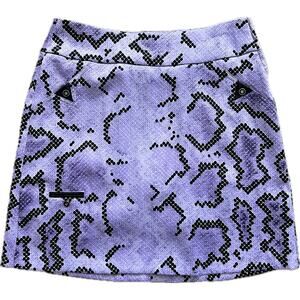 Jamie Sadock Purple Snakeskin Skirt 4 y2k Golf Tennis Party Snake Mini